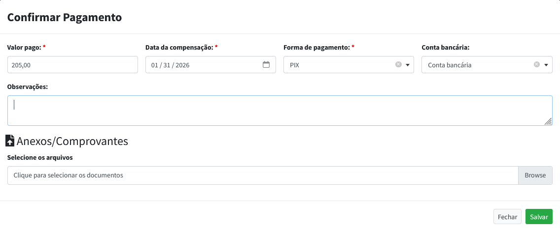 Print de anexar documentos do OfficeJuris